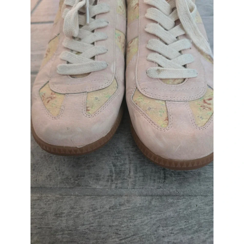 Oasis Society The‎ Noelle Sneakers Floral Pink Lace Women's Athletic Shoes Vegan